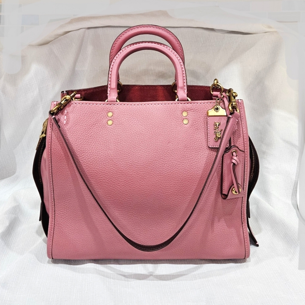 Rare Coach Rogue 31 In Rose